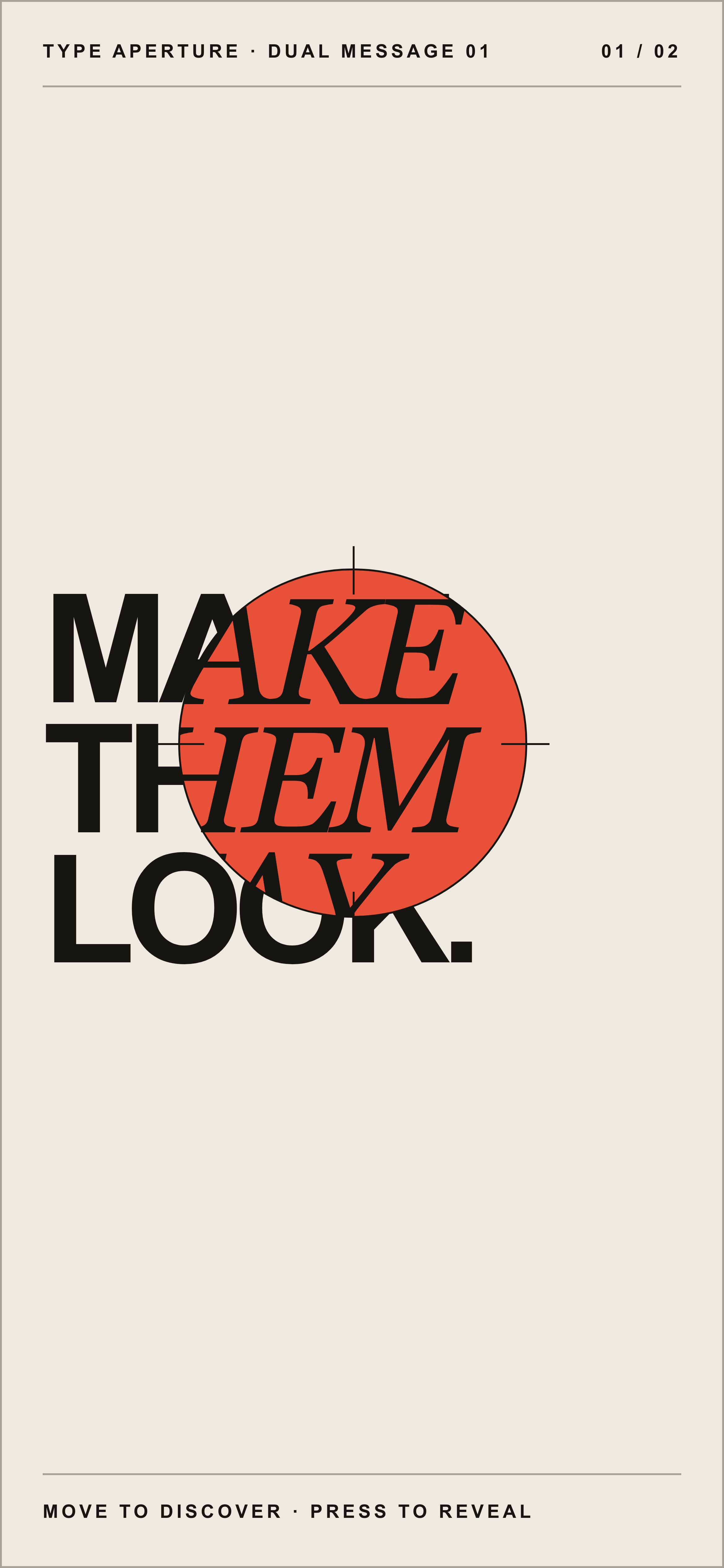 Type Aperture responsive mobile state